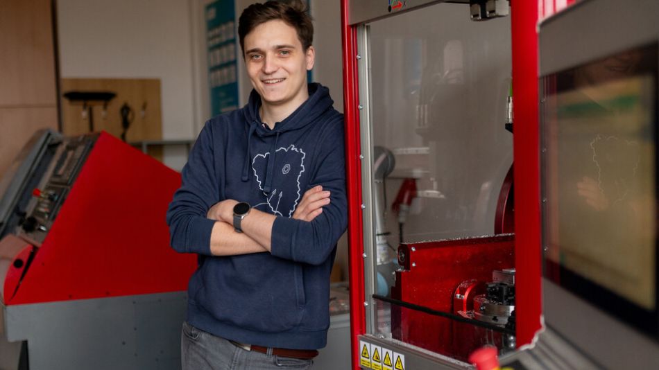 Začni svůj příběh na ZČU: Jak dát nápadům tvar, ví Jirka z FST, mistr ČR ve frézování